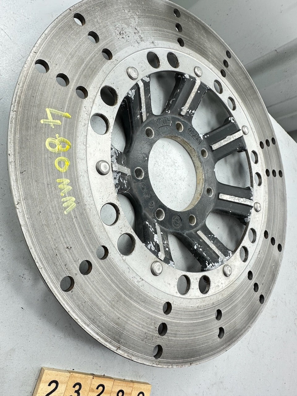 Kawasaki Z1300 KZ1300 OEM Front Disc Rotor With 4.8mm Remaining 41080-1123