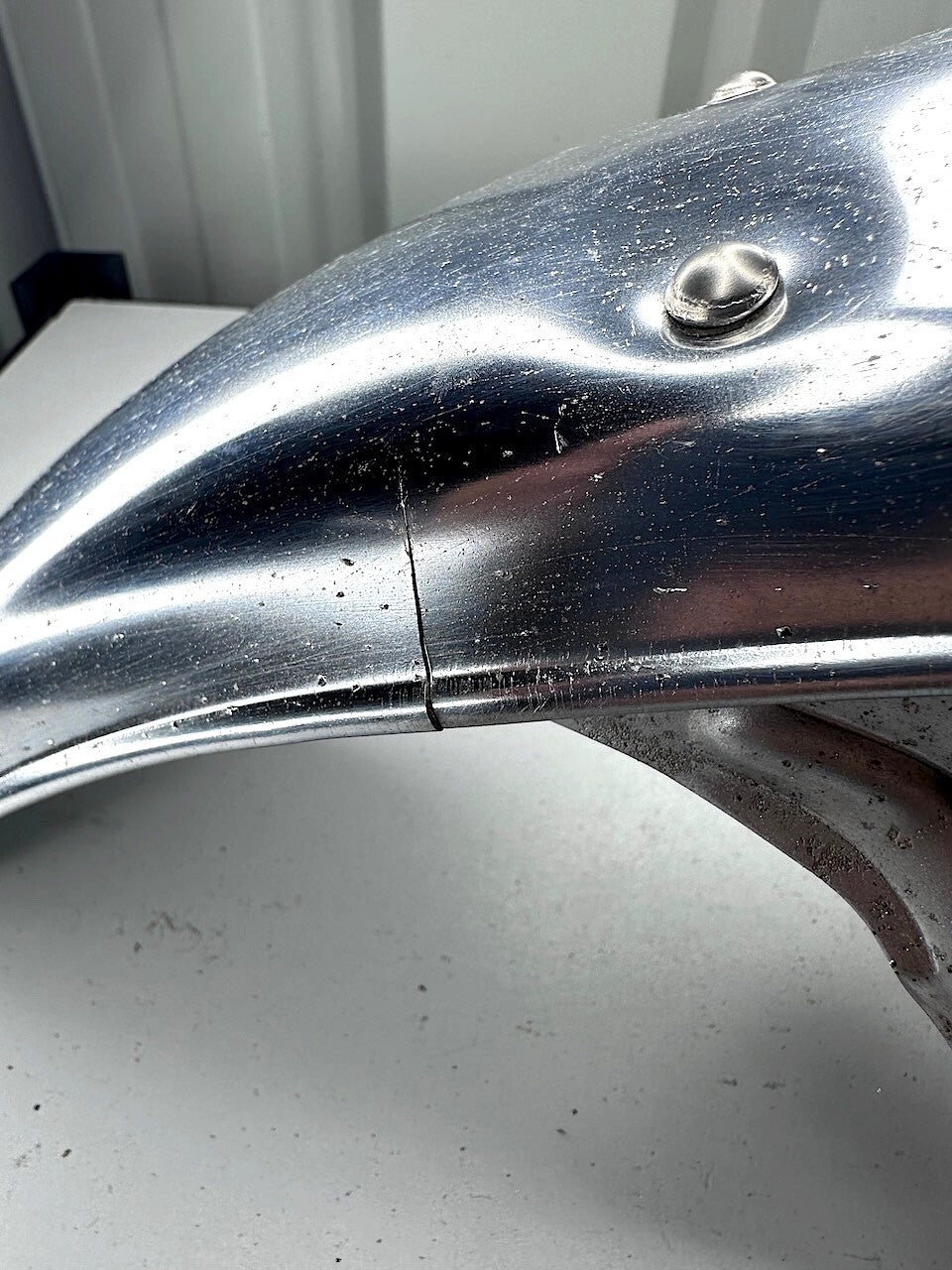 Kawasaki KZ LTD250 1984 OEM Front Fender Mudguard & Stays