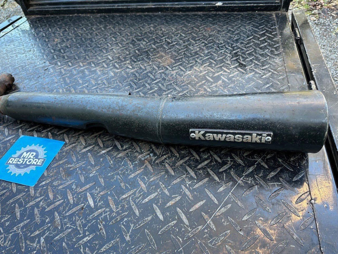 Kawasaki GPZ1100 B1 L/H Muffler Exhaust Pipe 18001-1320