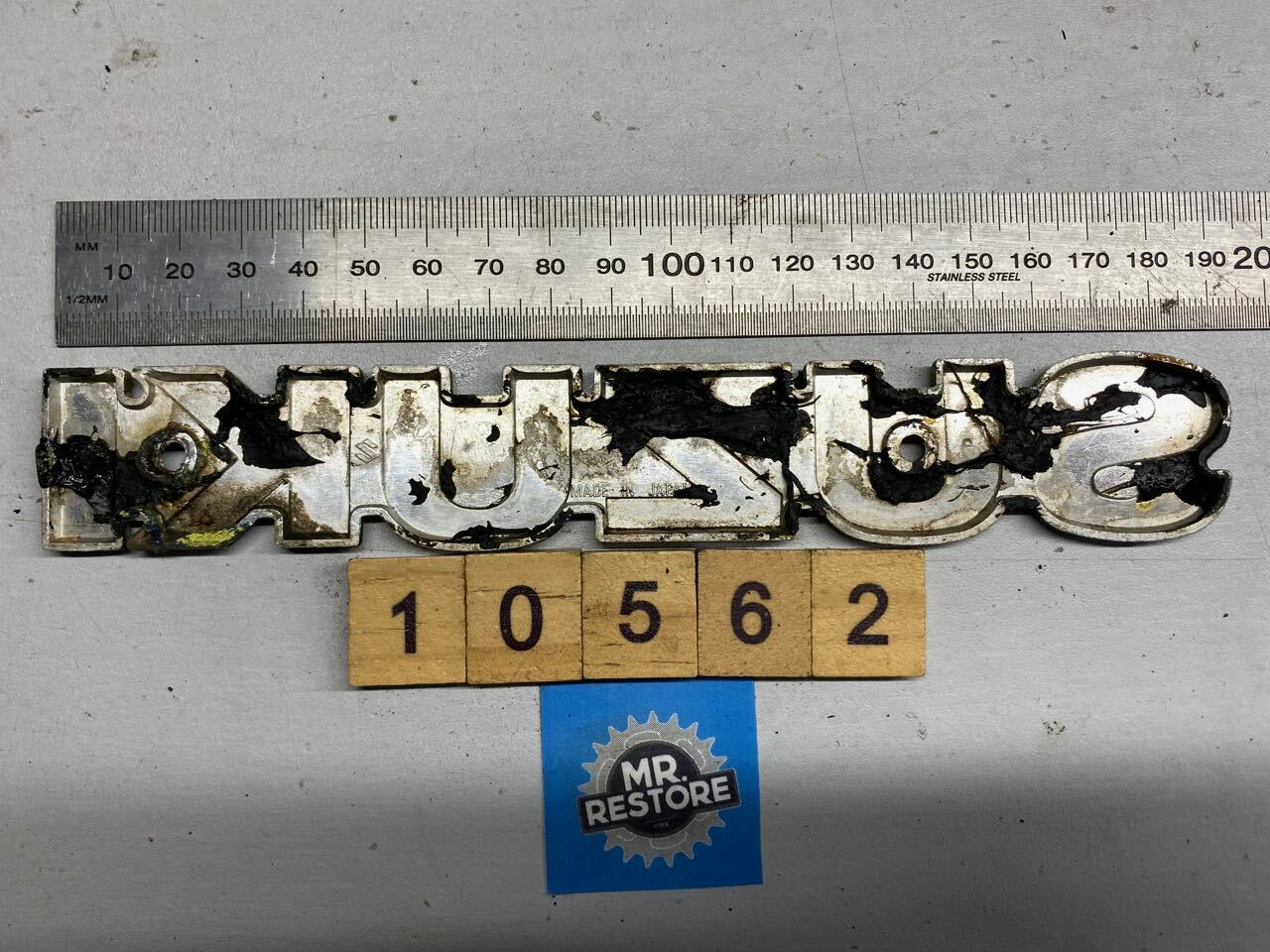 Suzuki Vintage Motorcycle Tank Badge