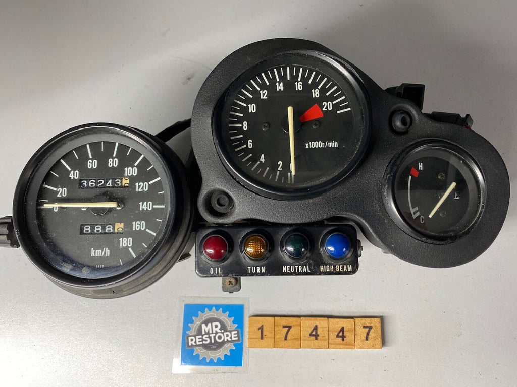 Kawasaki ZXR250A Dashboard Meters Instruments KMH - Tested
