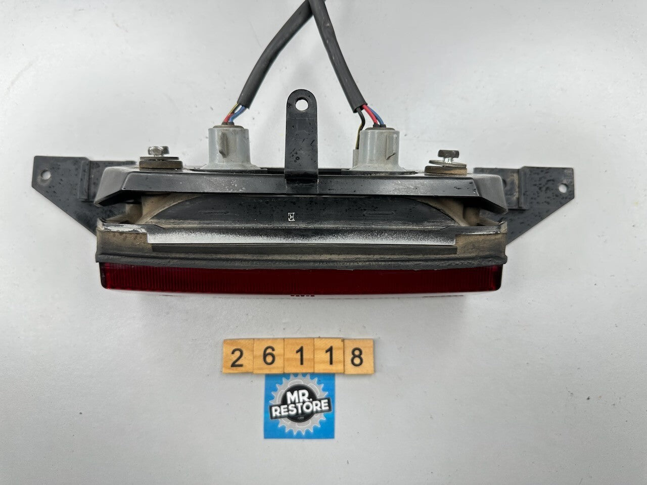 Kawasaki GPZ900 R ZX900 Taillight Tail Light Lamp, Bracket & Bulb Loom (tested)