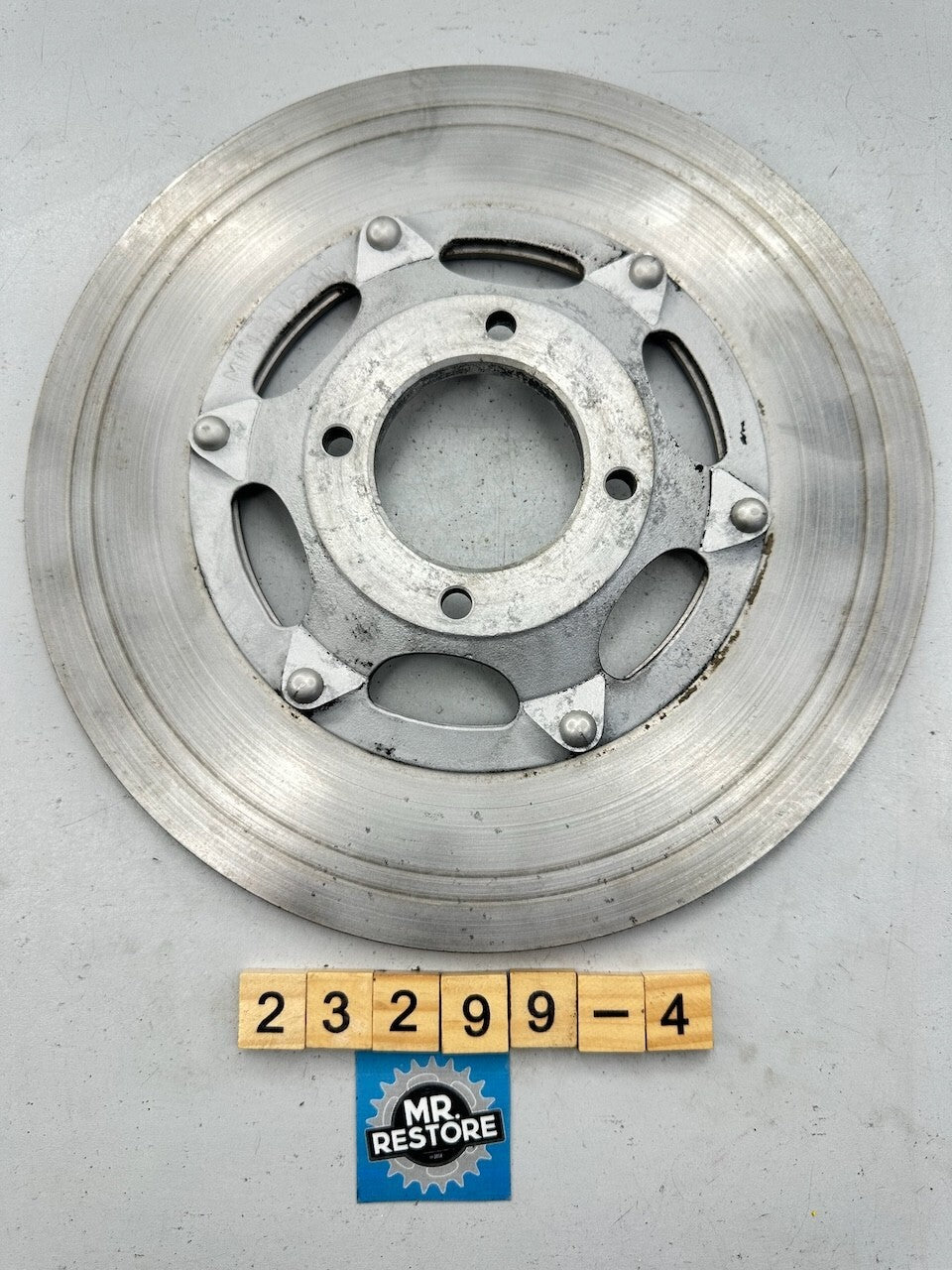 Honda CB350 CB360 CB400 OEM Front Disc Rotor 7.mm Remaining 45120-369
