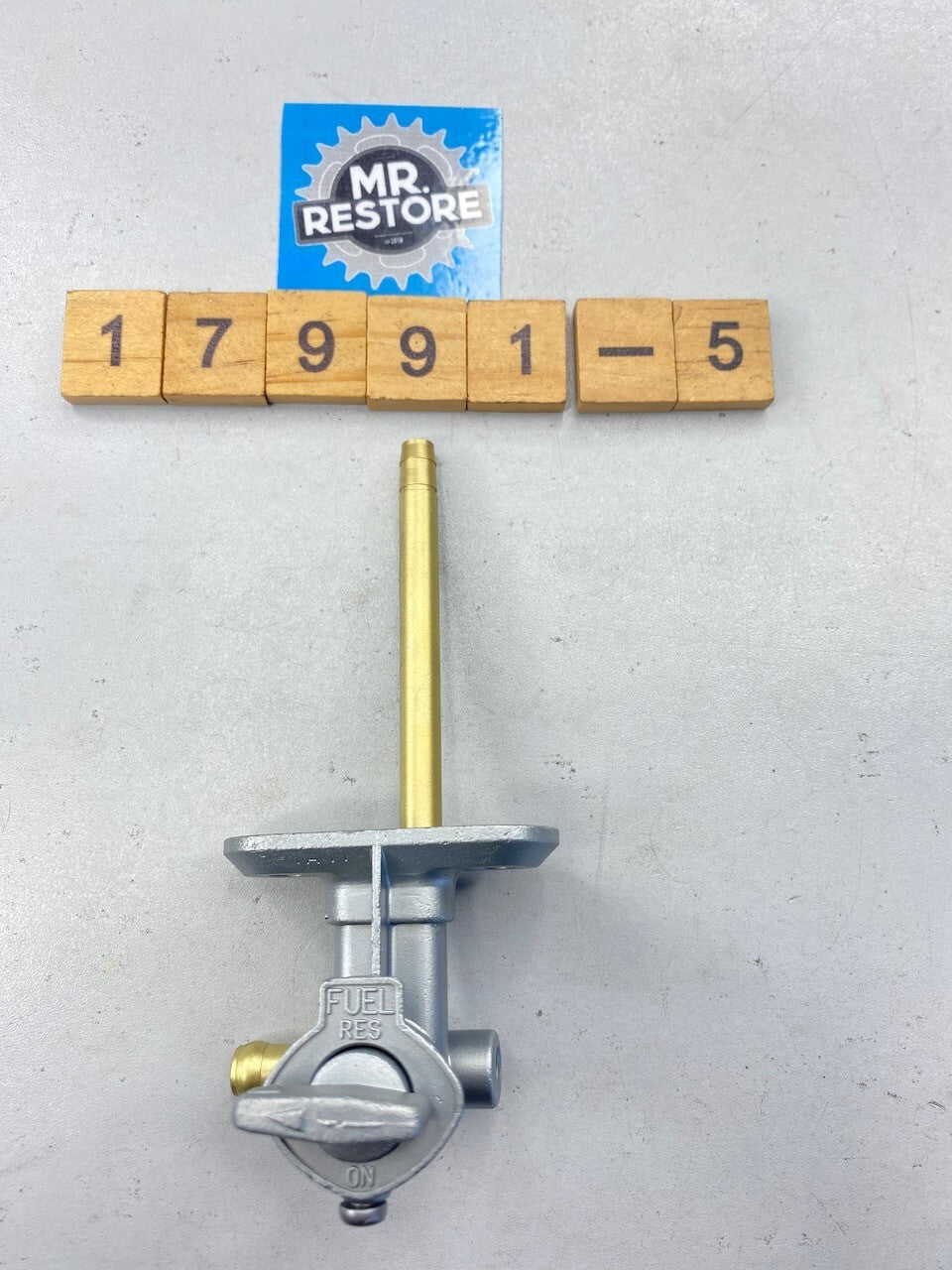 Suzuki RGV250 OEM Fuel Tap Cock Assy - Vapour Blasted