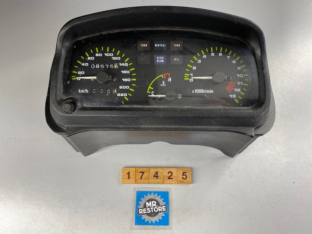 Kawasaki GPZ500S Dashboard Instruments Meters KMH Tested (showing only 8500ks)