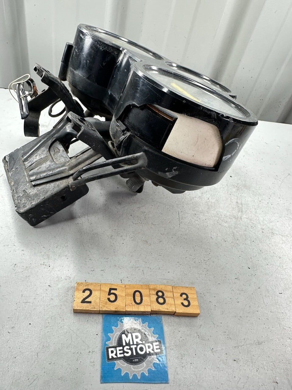 Honda CBX250 KMH Meters Dashboard, Harness & Bracket (Tested)