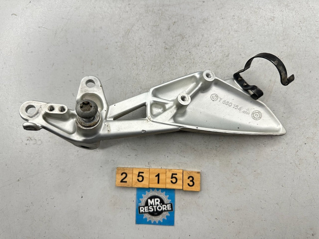 BMW K1300R '07-15' K1300S K1200S K1200R Front Right Foot Rest Peg Plate Bracket