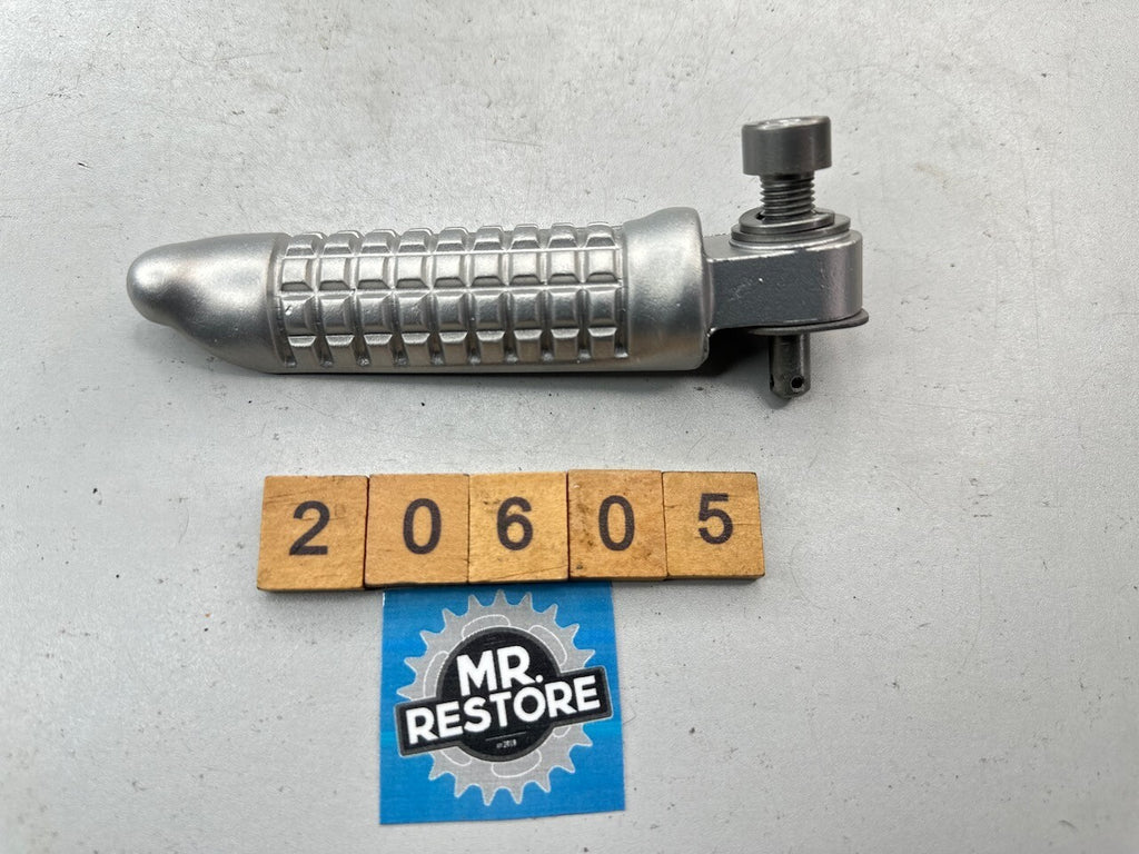Suzuki RG500 RG400 OEM L/H Riders Footrest Peg - Vapour Blasted - 43502-04A00