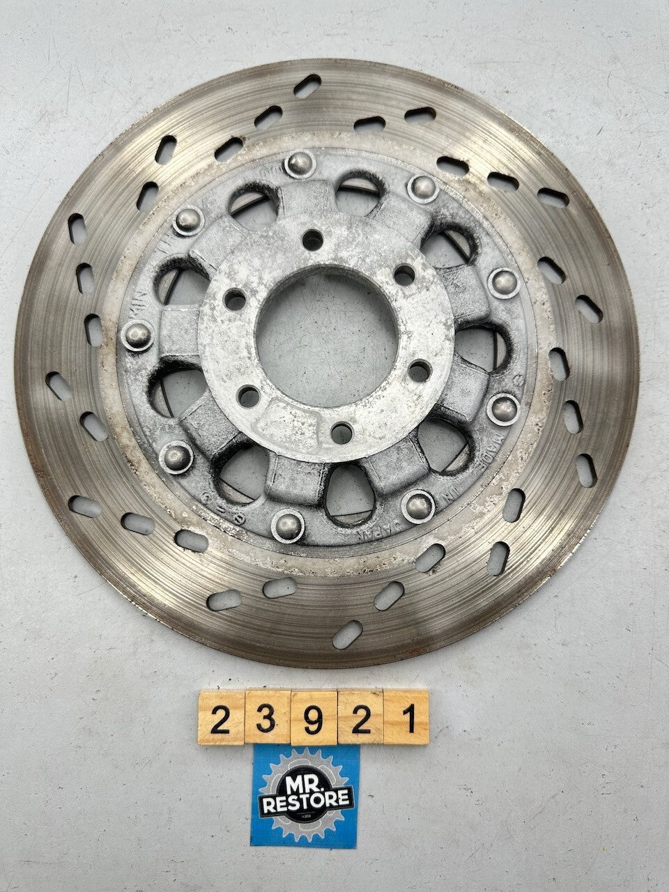 Suzuki RG250 OEM Right Hand Front Brake Disc With 4.85 Remaining