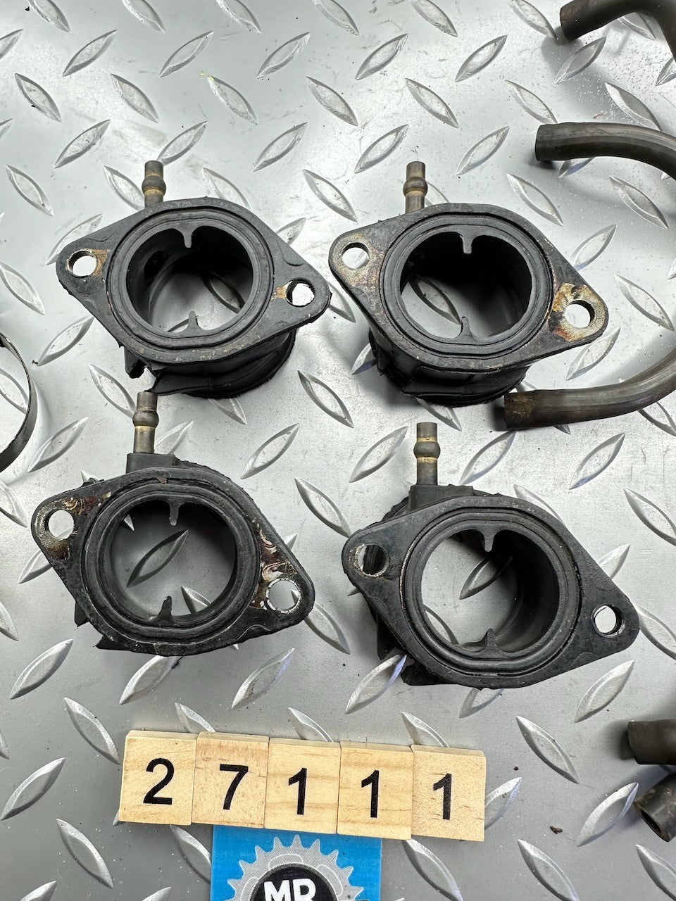 Kawasaki ZR250 Balius ZX250 ZXR250 Carburettor Holder Joints & 3 Clips