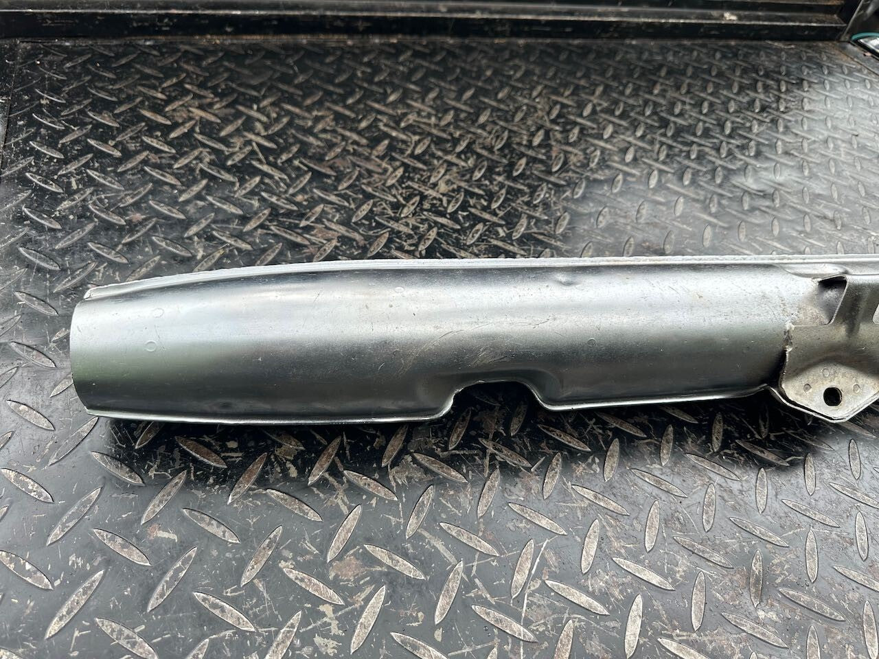 Suzuki T250 R/H Exhaust Pipe Silencer Muffler & Baffle