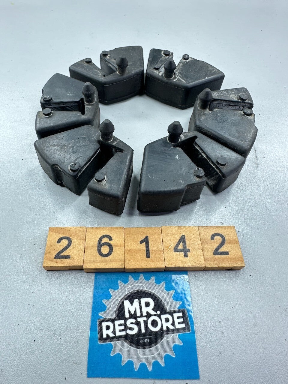 Suzuki RG500 RG400 GS500 OEM Cush Drive Rubber Damper Set of 6 - 64651-20A00