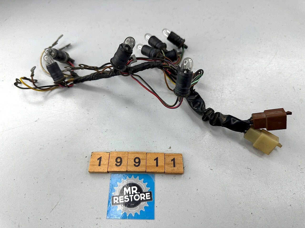 Kawasaki KR250 Dash Meters Wiring Lighting Loom