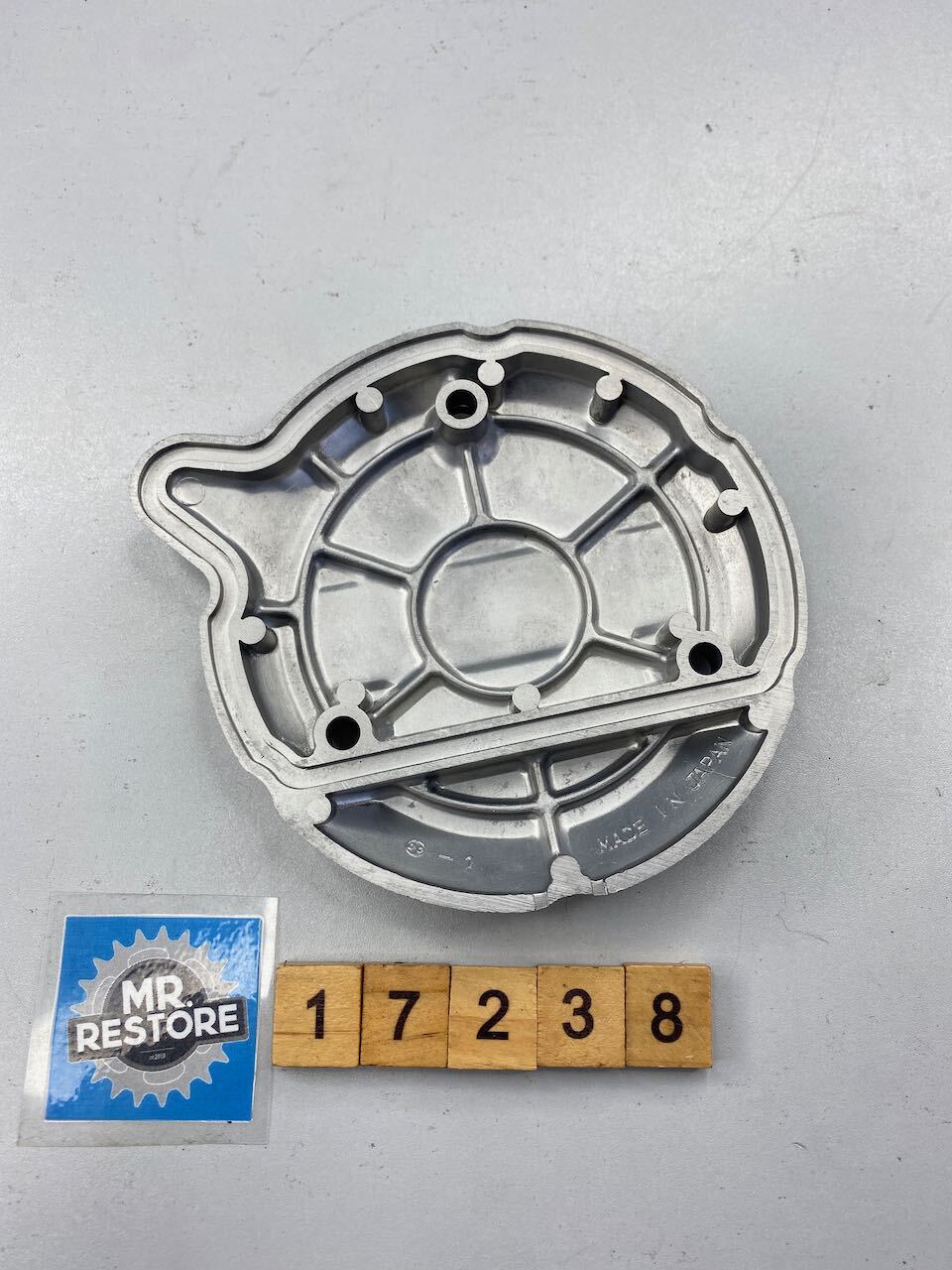 Kawasaki Z250A Left Engine Crank Case Alternator Cover - Vapour Blasted