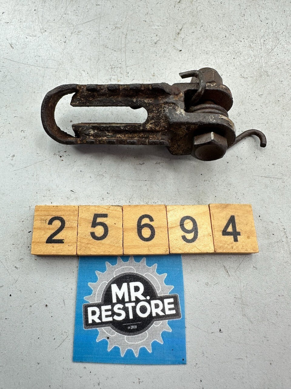 Yamaha TY250 A 1974 Right Foot Rest Peg & Bolt 434-27412-00-35