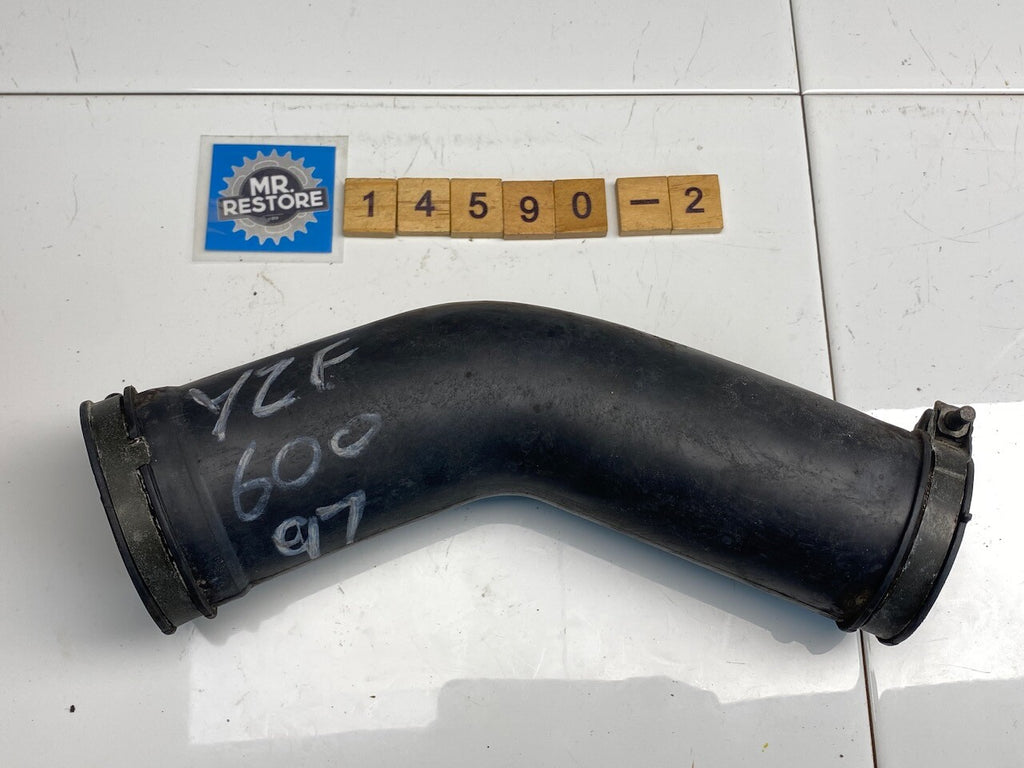 Yamaha FZR600 Surge Tank Joint, Clips & Silencer Pipe 4TV-1446F (2)