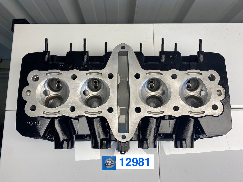 Kawasaki GT750 Cylinder Head - Vapour Blasted & Repainted