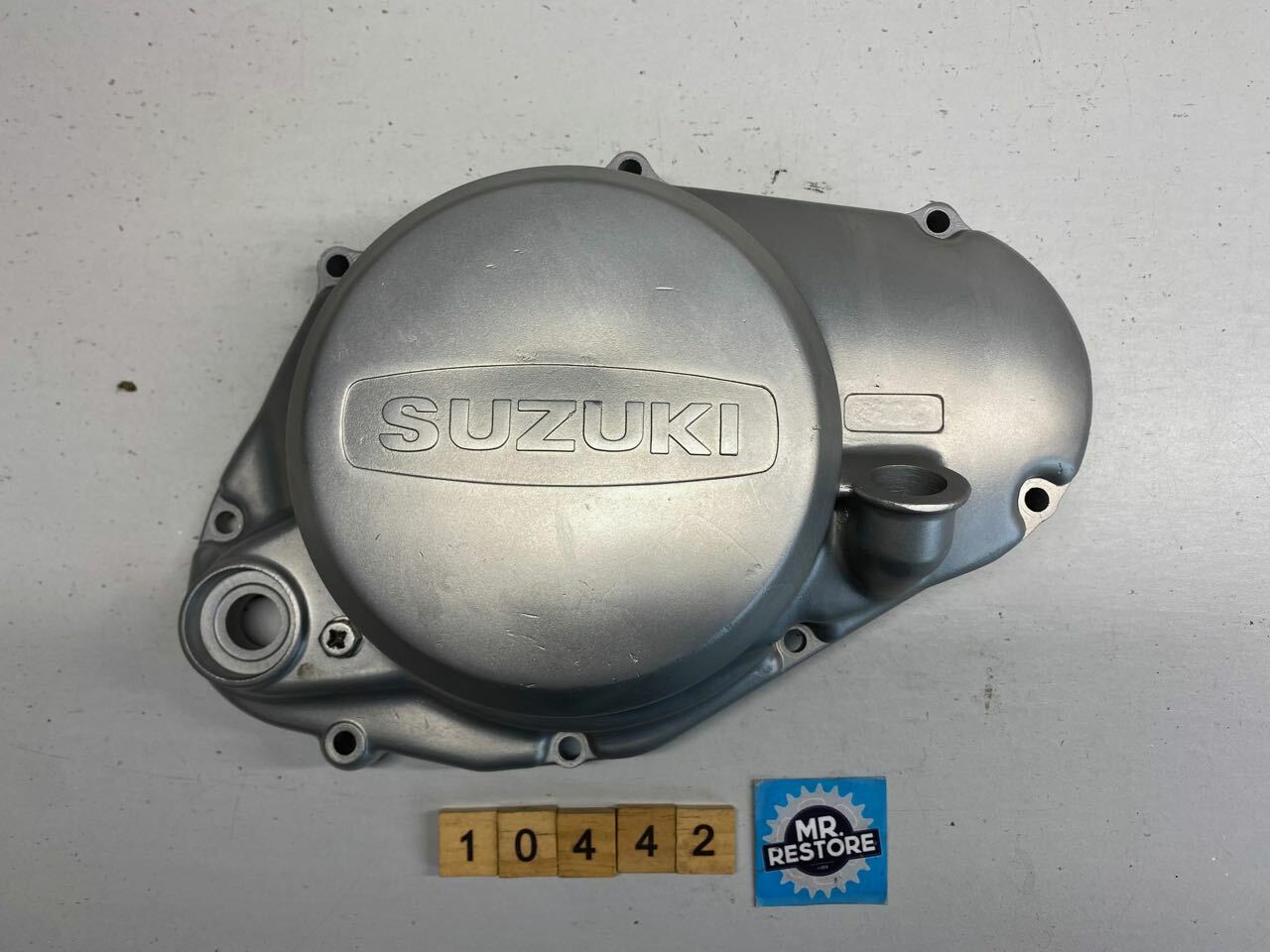 Suzuki TC185 Crankcase Clutch Cover - Vapour Blasted