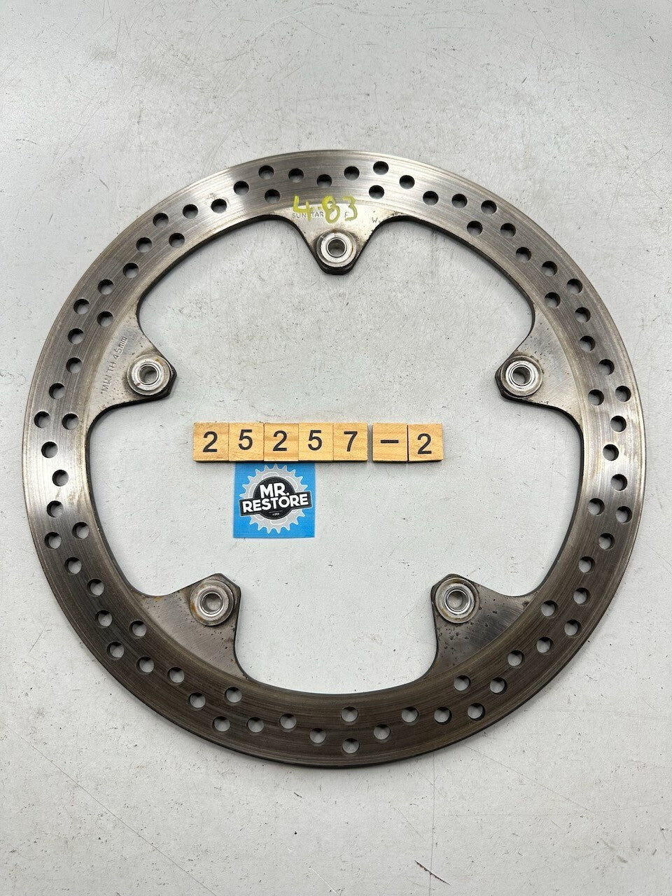 BMW K1300R K1200R K1200LT K1600GT Sunstar Front Brake Disc @ 4.83mm