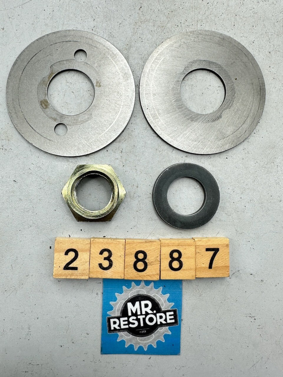 Kawasaki ZX750 Ninja 750R GPX750 '87-90' Clutch Thrust Washer, Spacer & Nut