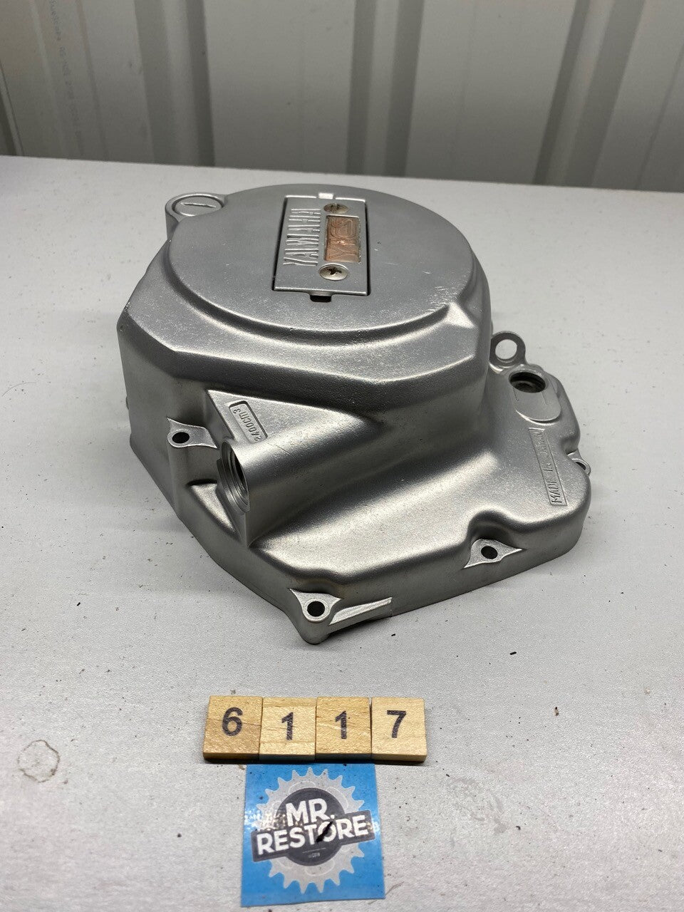 Yamaha XZ 500 Side Cover - Vapour Blasted