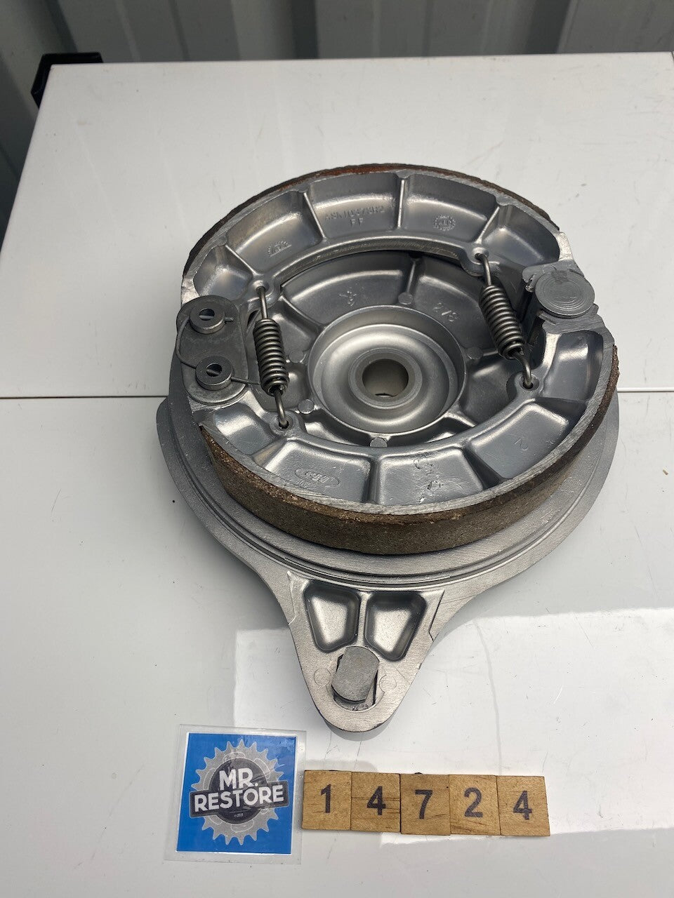 Honda CB450 CB500 CB550 Rear Brake Hub & Lever (Vapour blasted)