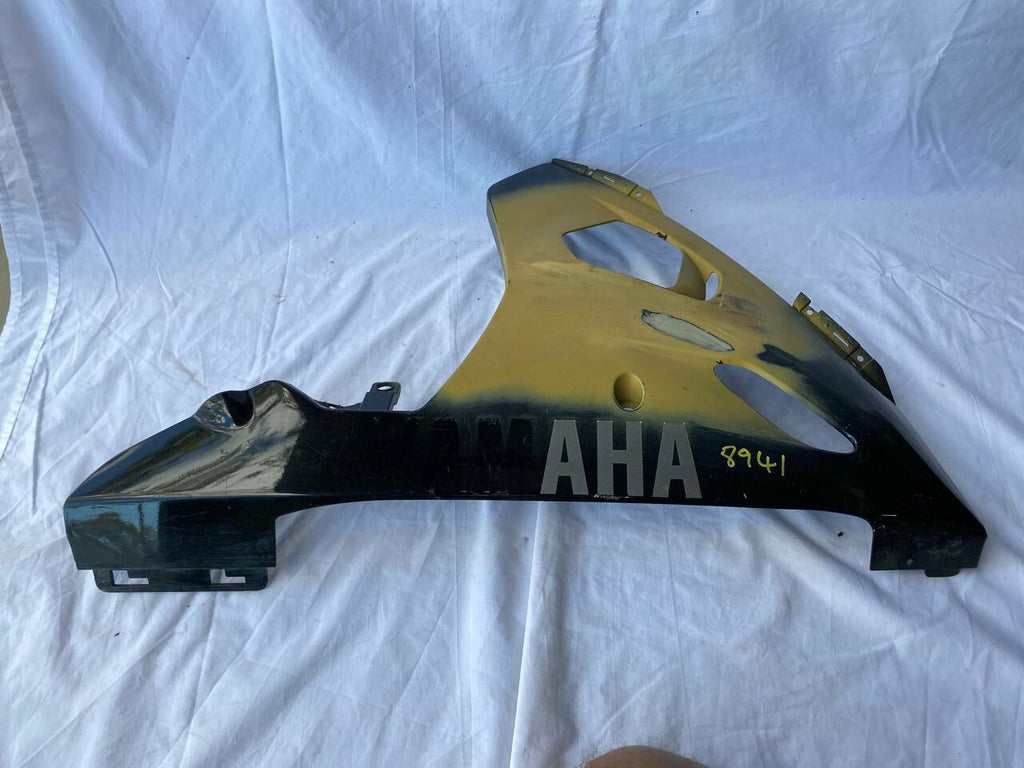 Yamaha R6 YZF 03-08 R/H Lower Fairing Panel 5SL-28395 Black - Repaired