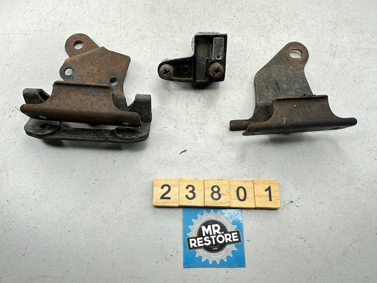 Honda CB900 Boldor CB1000 CB750 Pair Seat Bracket Stays & Helmet Lock