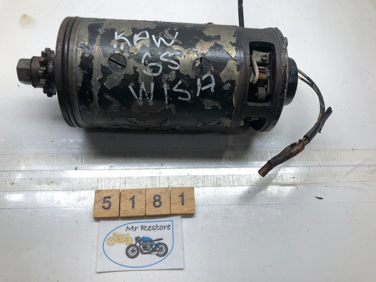 Kawasaki WISA 650 Starter Motor (1965) - Tested