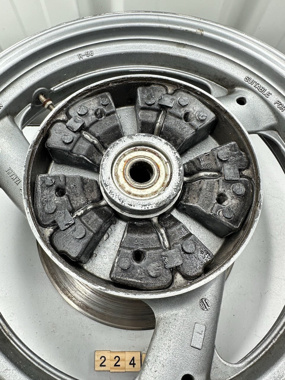 Yamaha FJ1200 Rear Wheel, Sprocket Carrier & Disc 3CV-25338-00-WG (R-58)
