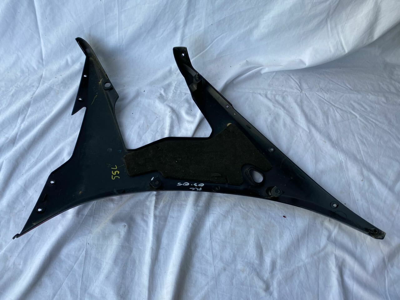 Yamaha R6 YZF 03-05 L/H Fairing Panel Mid 5SL-2835U Black Red