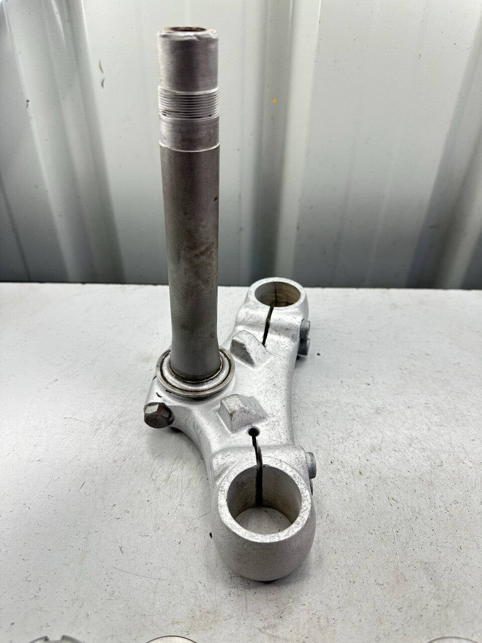 Yamaha TY250 1974-77 Lower Triple Tree Fork Clamp, Stem & Parts 434-23435