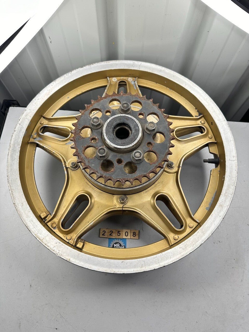 Honda CB 650 Rear Wheel 18 x 2.15 (Oct 79) & Sprocket Carrier