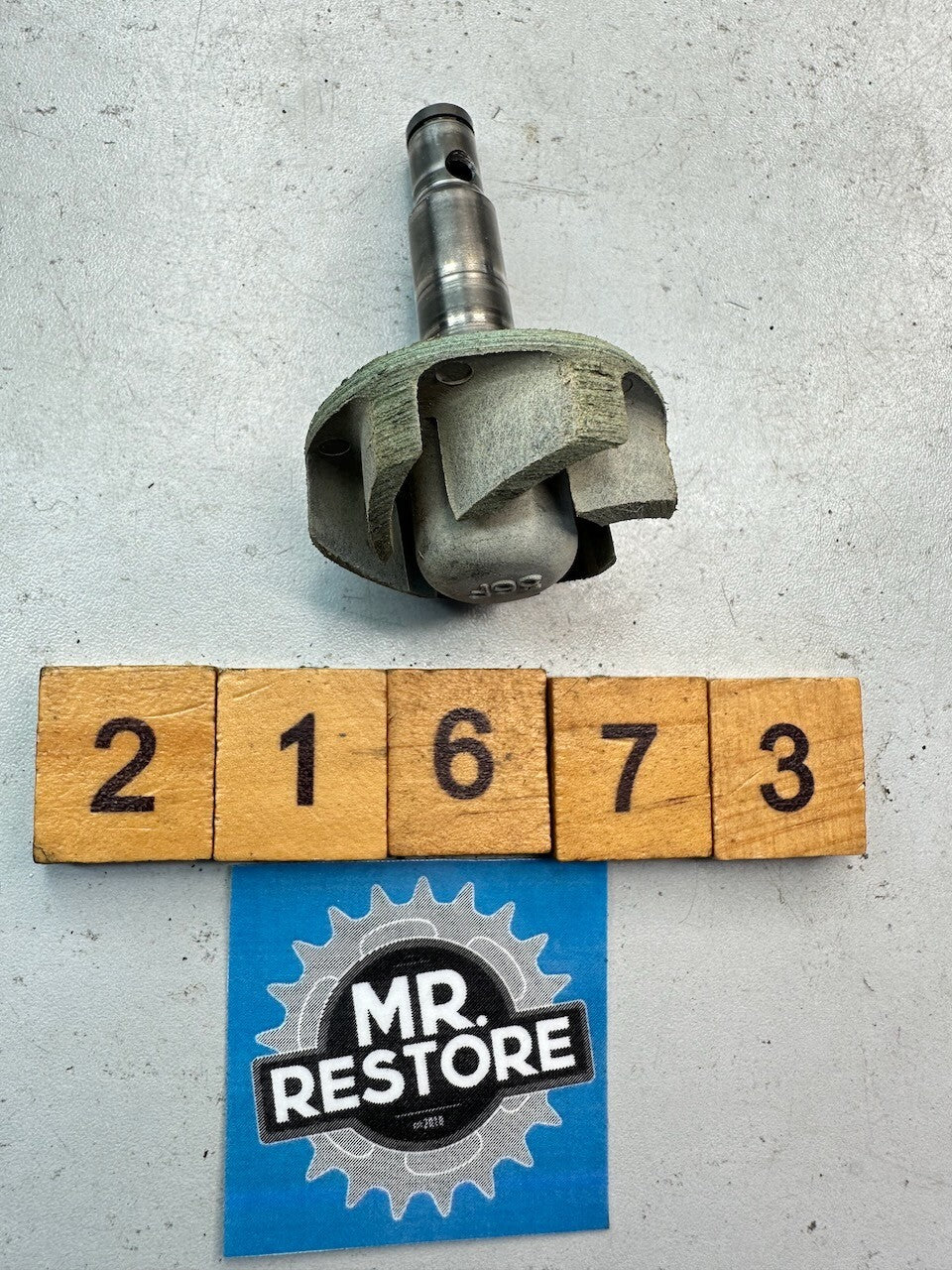 Yamaha WR200 DT200 DT230 TZR125 etc. Water Pump Impeller Shaft Assy 36F-12450-00