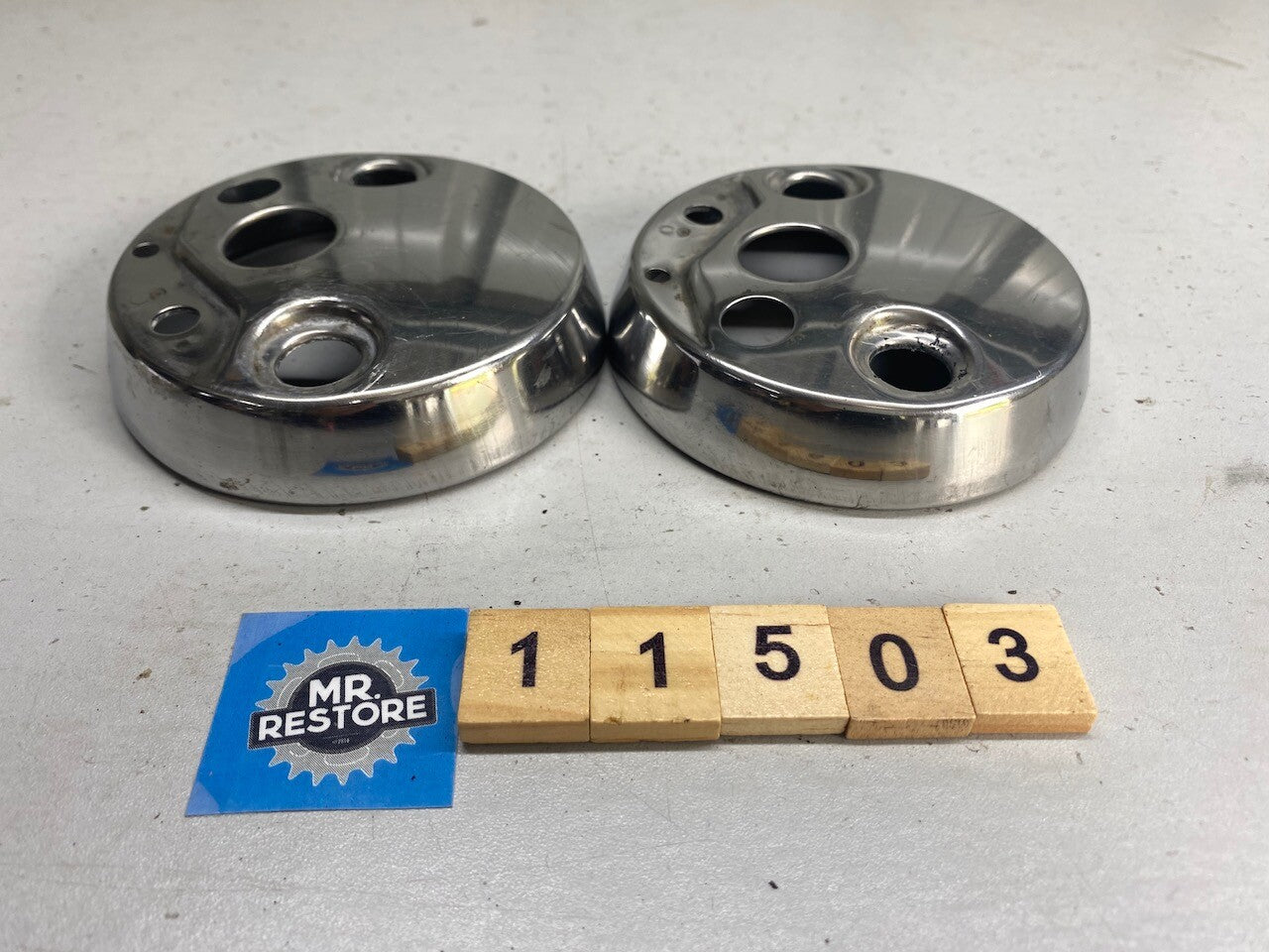 Honda CB200 Clocks Meter Chrome Rear Covers