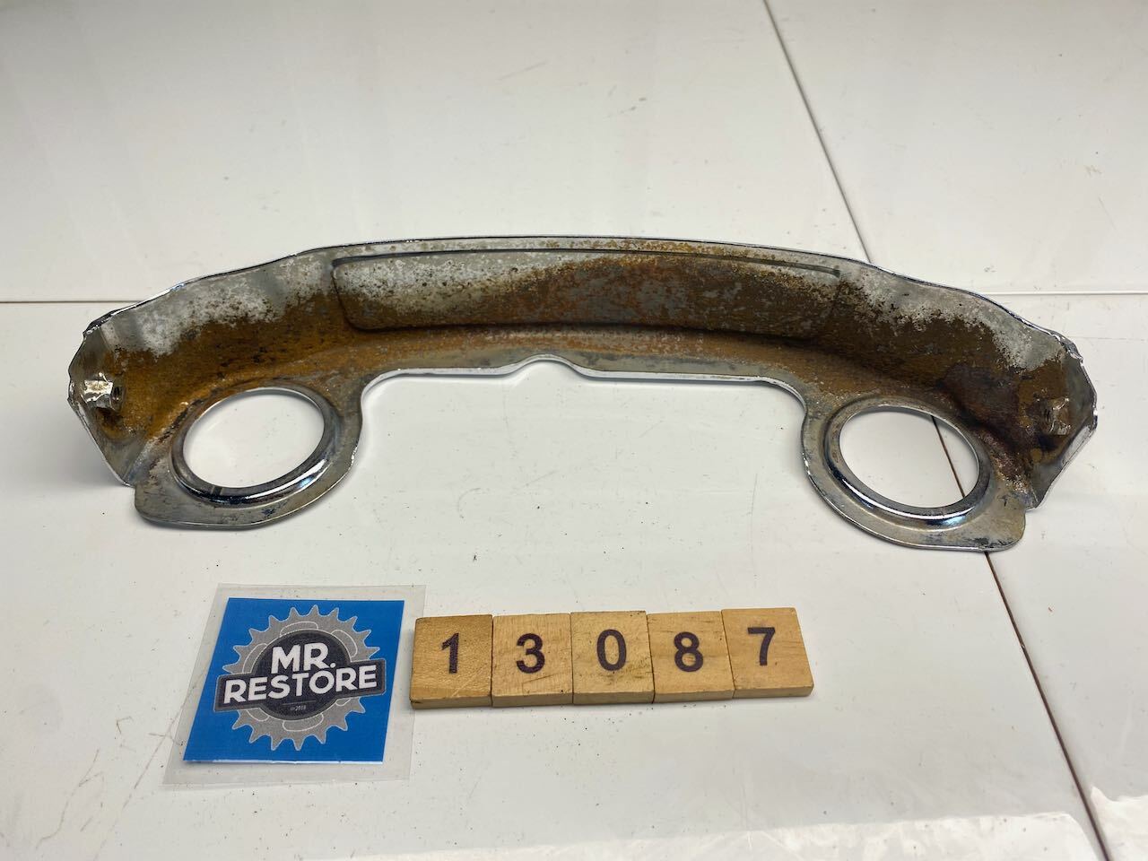 Suzuki GSX750 37mm Chrome Fork Cover - Chrome V good