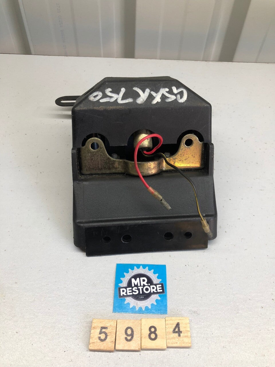 Suzuki GSXR 750 Classic Vintage Registration Light & Reg Plate Holder Assy OEM