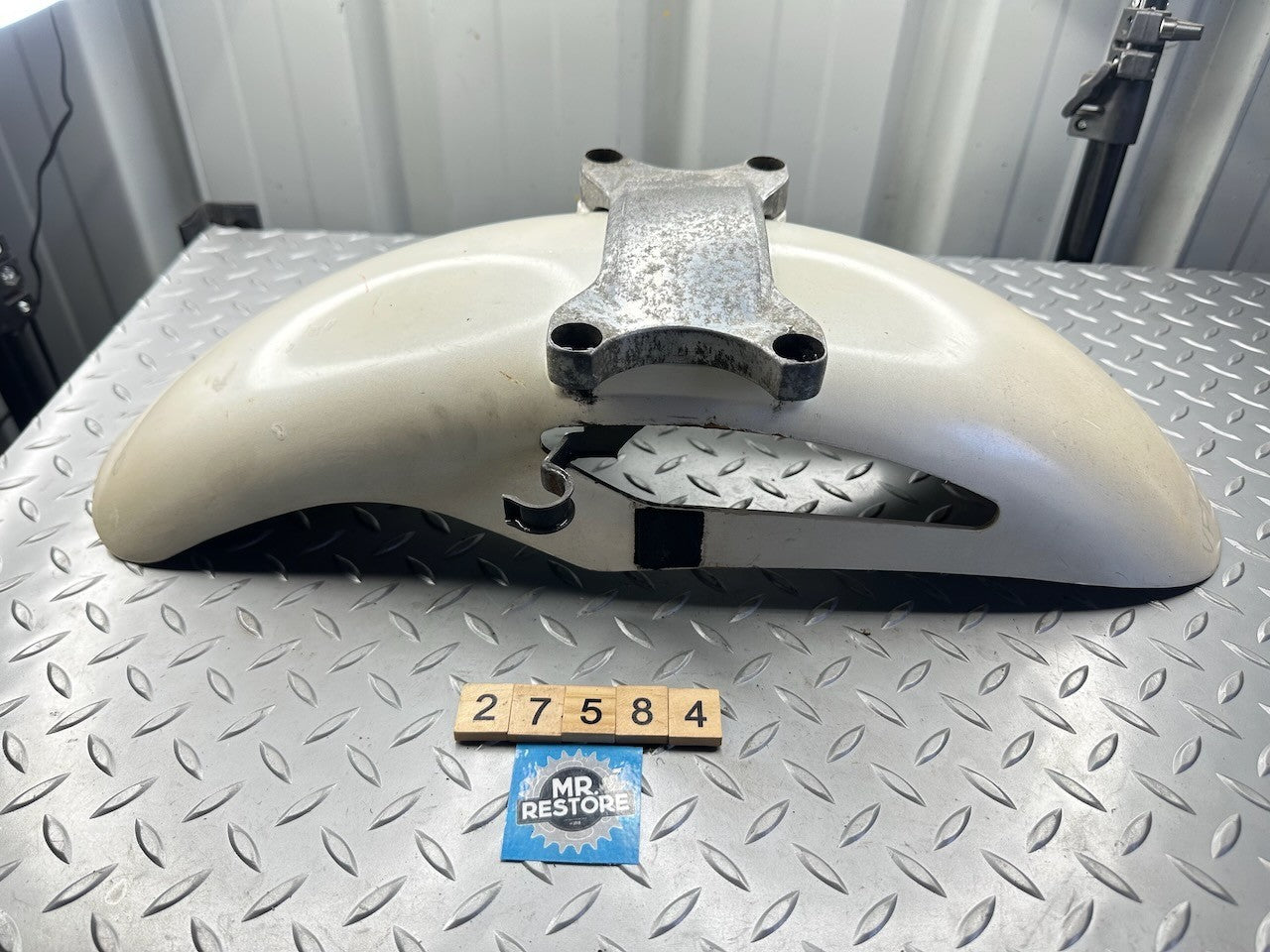 Honda VF750 OEM Front Mudguard Fender & Brace - No Cracks