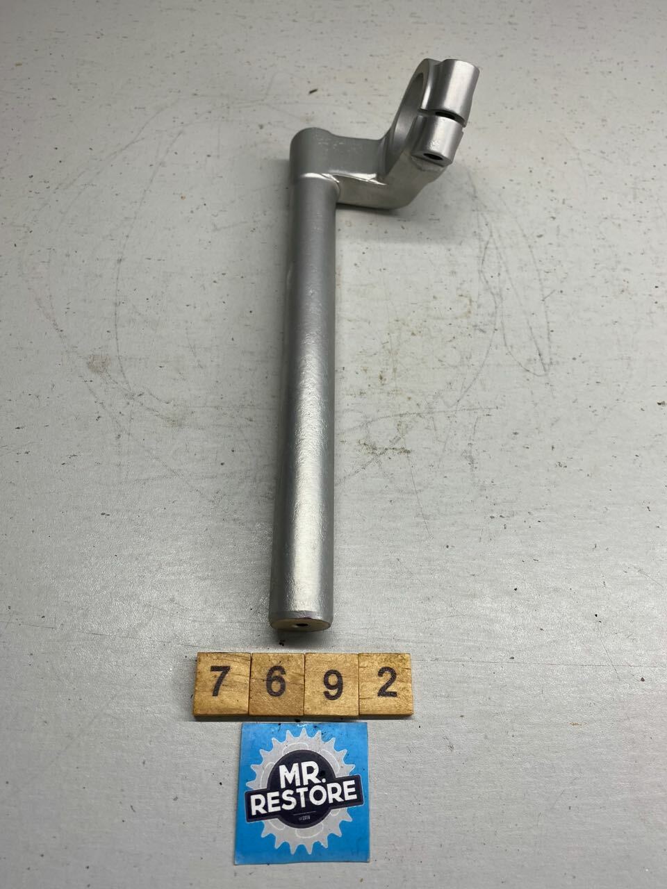 Suzuki RG250 Gamma Mk3 Left Hand Clip On Handle Bar 1987 1989 - OEM