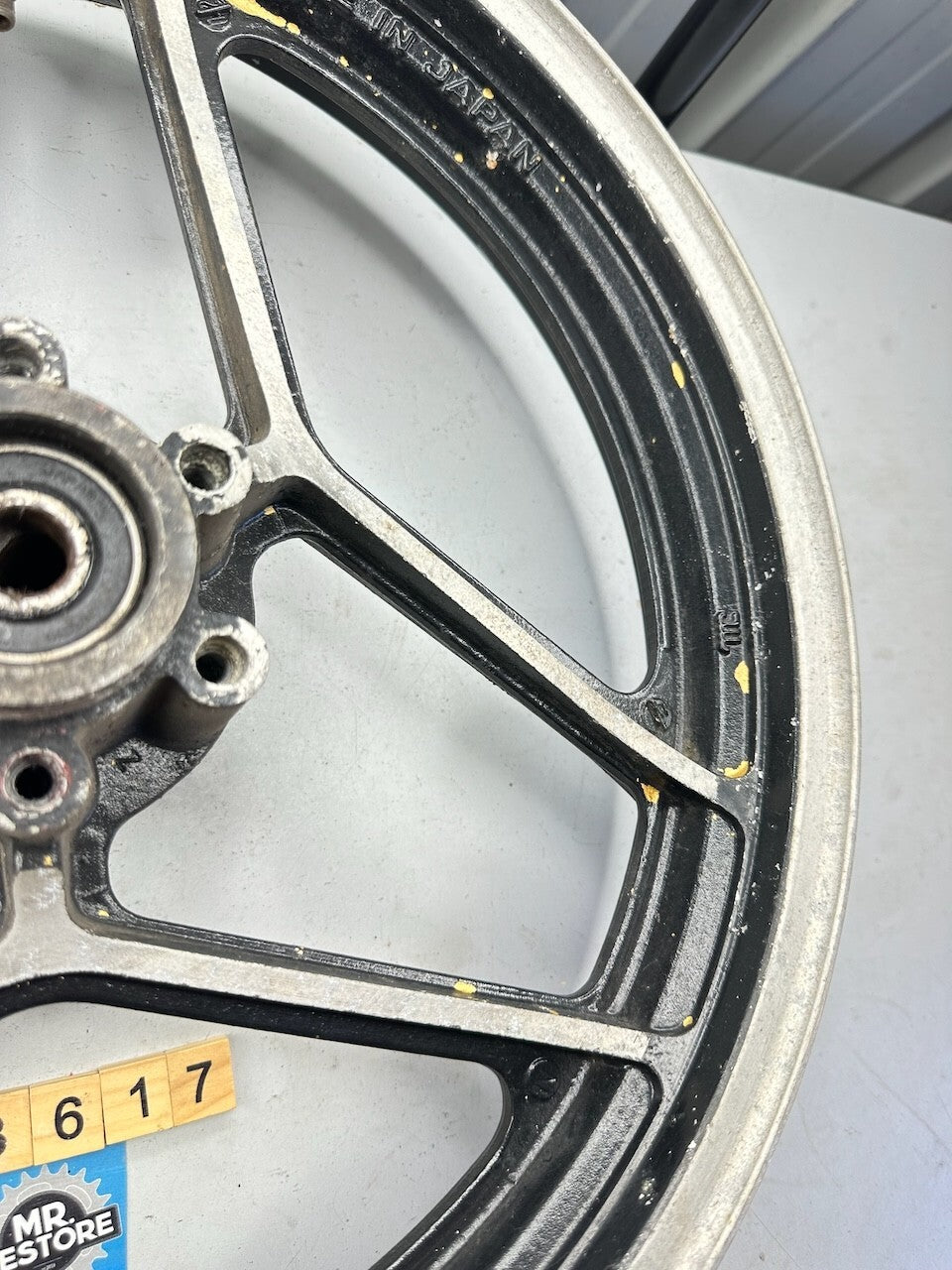 Suzuki Vintage Front Alloy Wheel (GS ? GSX? GSXR ?) 16x2.50 (Dated March 1984)
