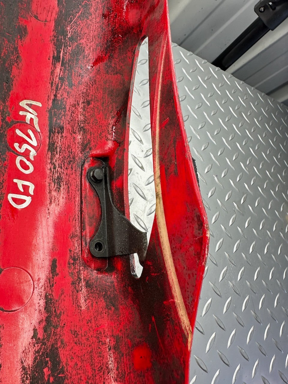 Honda VF750 OEM Front Mudguard Fender & Brace - No Cracks