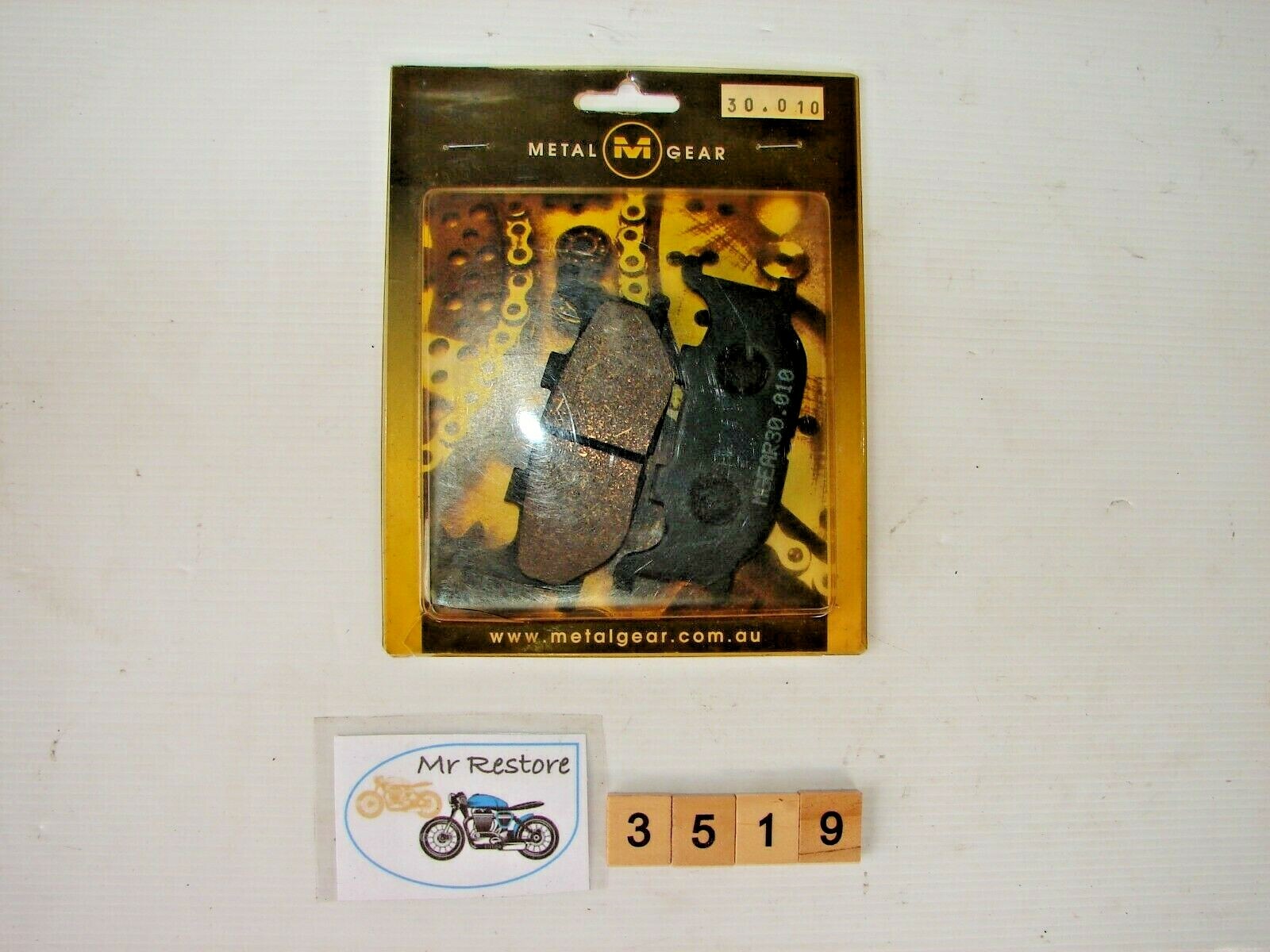 Yamaha FZR XJ XJ6 XV Virago Dragstar V-Star Metal Gear Brake Pads 30.010 