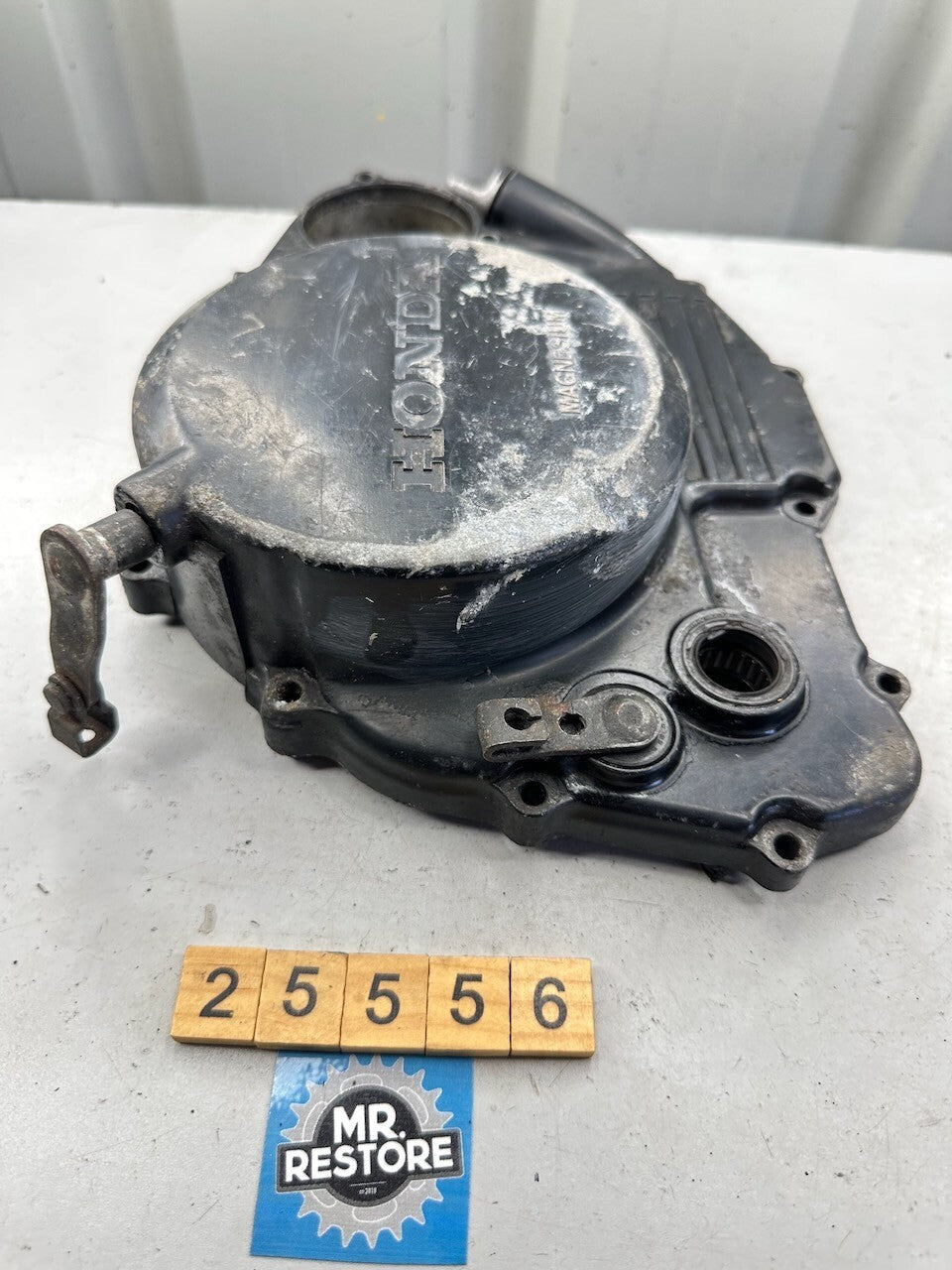 Honda XR350 R '83-84' Clutch Cover, Levers & Dipstick 11330-KF0-305 22810-KF0