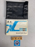 Kawasaki GPZ500S GPZ400S EX500 A4 B3 Australian Owners Manual & Pouch