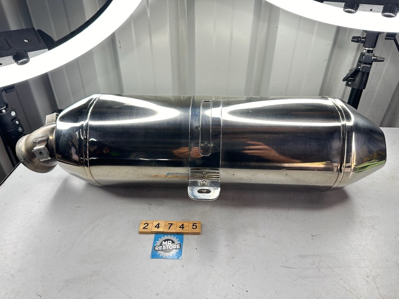 BMW K1300R K1300S OEM Catalytic Converter Muffler End Can 18127713437