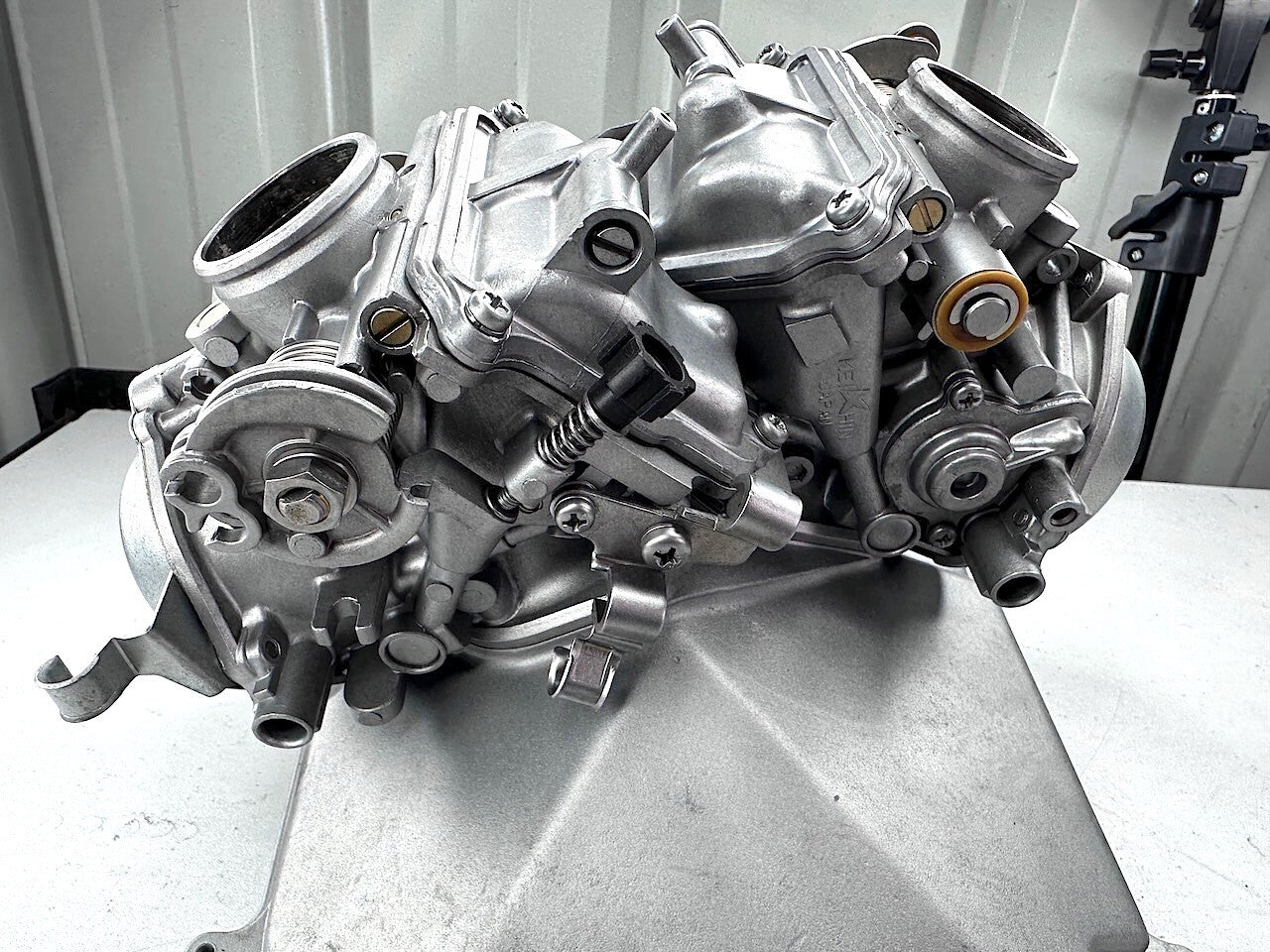 Honda VT250 Pair of Carburettors Carbs - Vapour Blasted