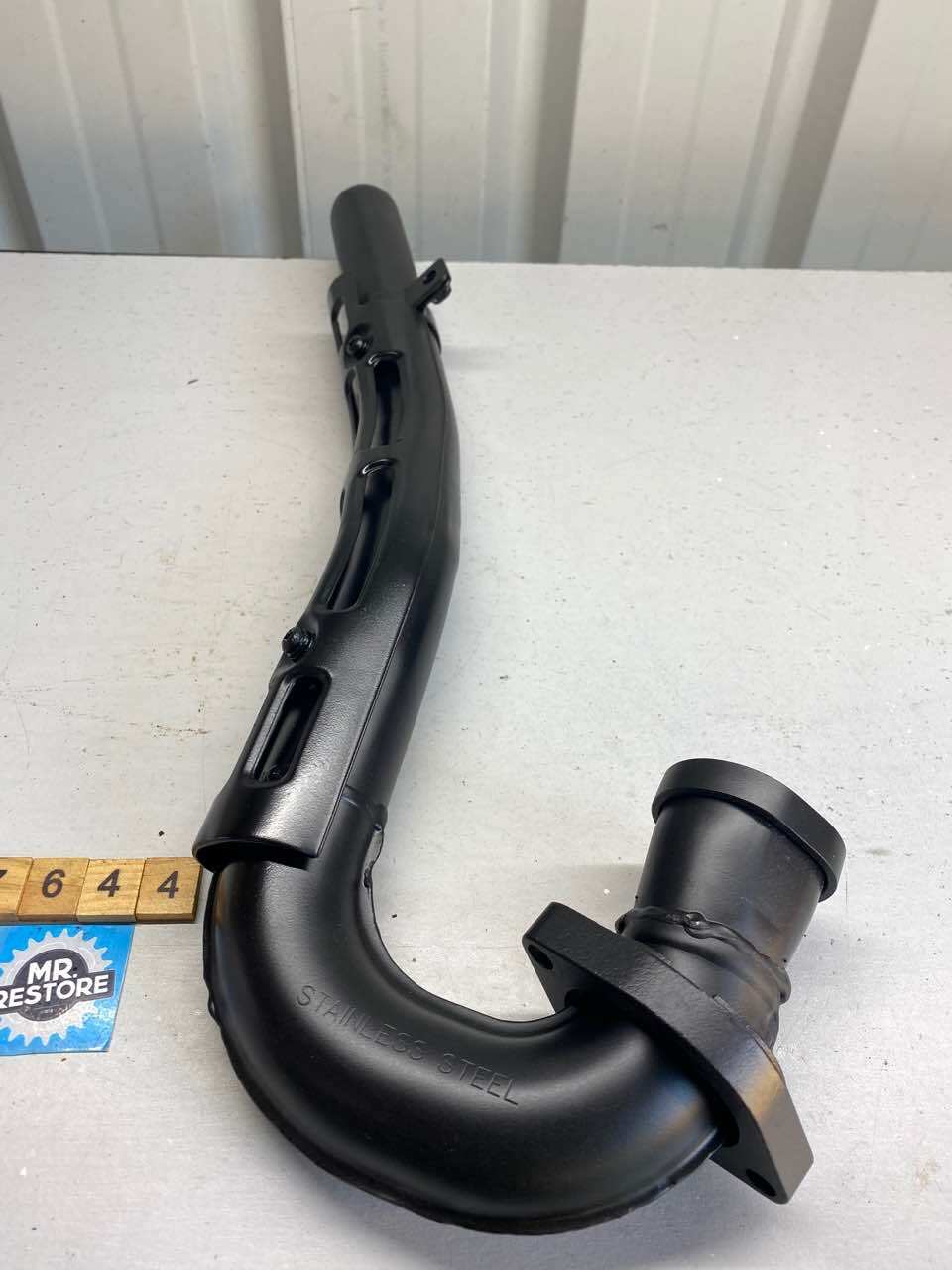 Kawasaki KL600R Exhaust Header & Guard - Painted Stainless Steel KHI E014 - OEM
