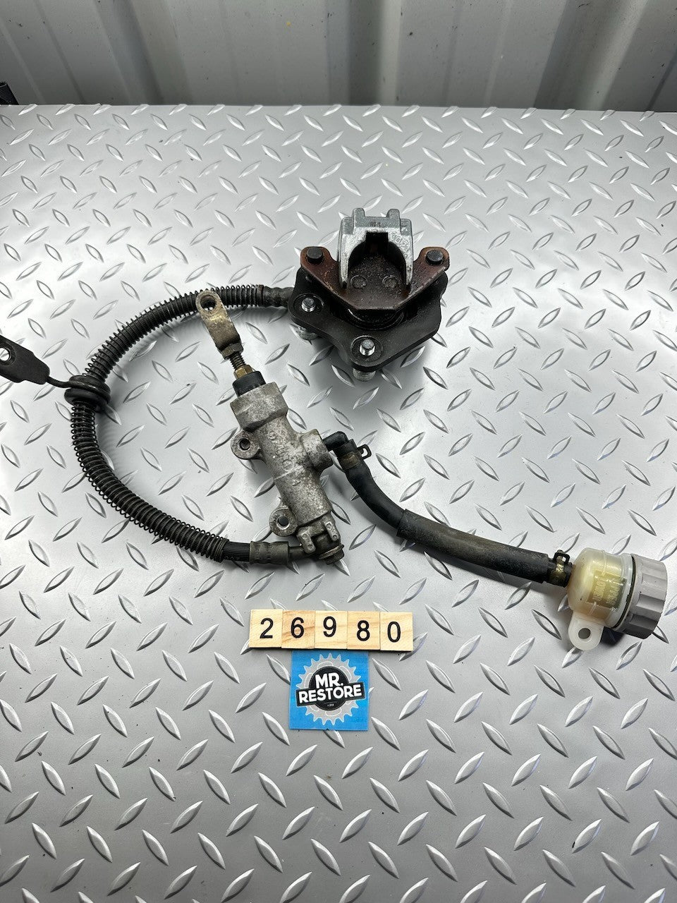 Kawasaki ZR250 Balius Rear Brake Caliper & Master Cylinder