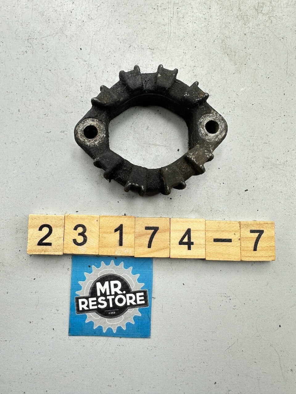 Yamaha XJ650 XJ550 XJ400 YX600 OEM Exhaust Ring Nut Flange 4H7-14612