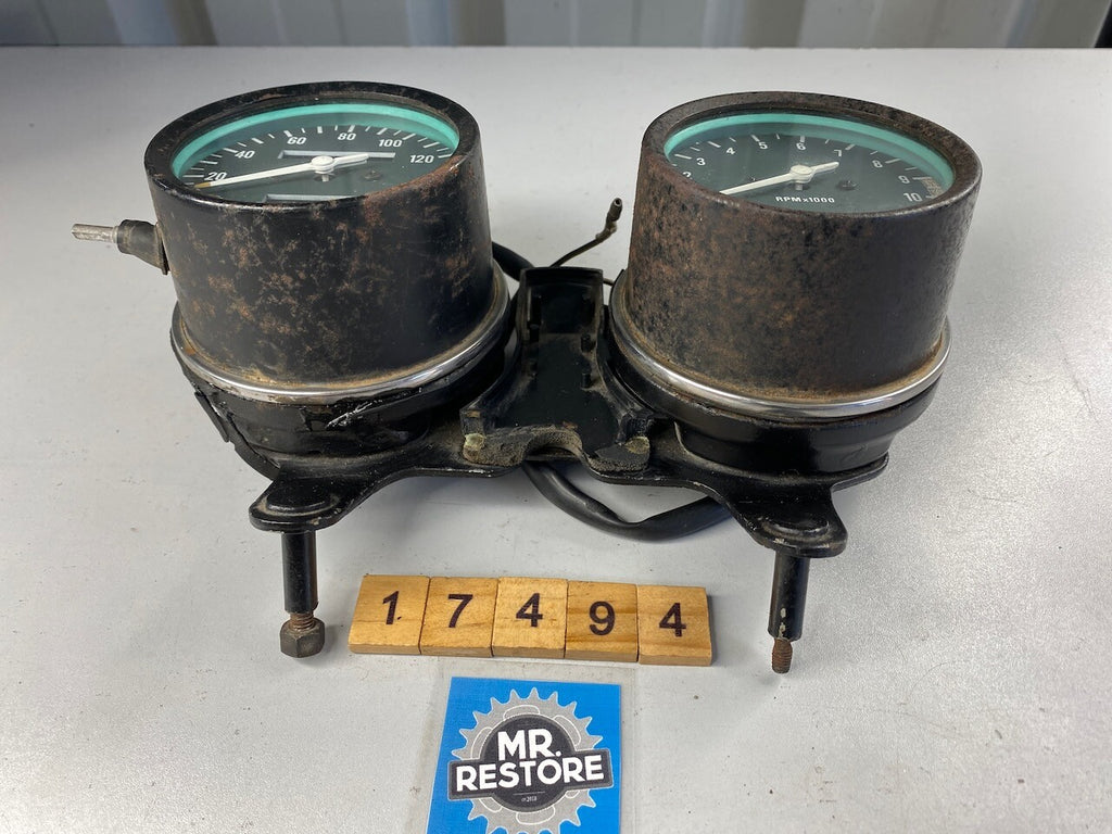 Kawasaki Z250 Dashboard Meters Instruments KMH - Tested 